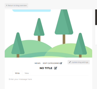 Nothing here but us trees.