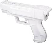 Wiimote in a gun-shaped holster.
