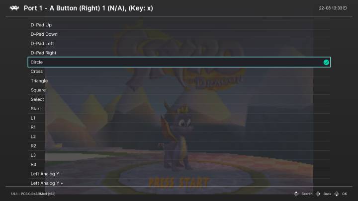 This is what you see when you click into a Retropad control.