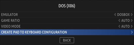 DosBox Advanced System Settings.