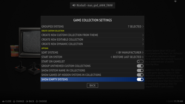 Enable "SHOW EMPTY SYSTEMS".