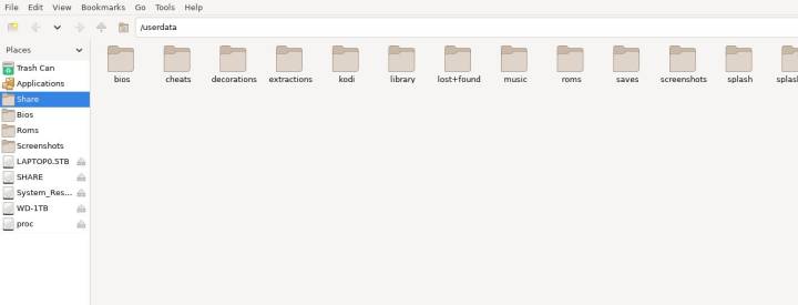 The file manager.