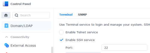 Enable SSH