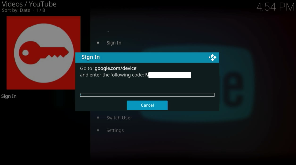 Code entry.
