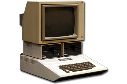 The Apple II.