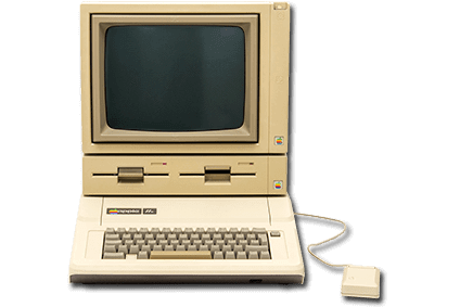 The Apple IIe.